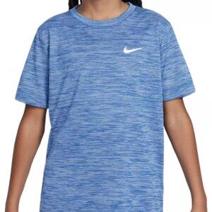 Nike Dri-FIT The Nike Tee Blue Heather Shirt Youth XL/Fits Women’s XS